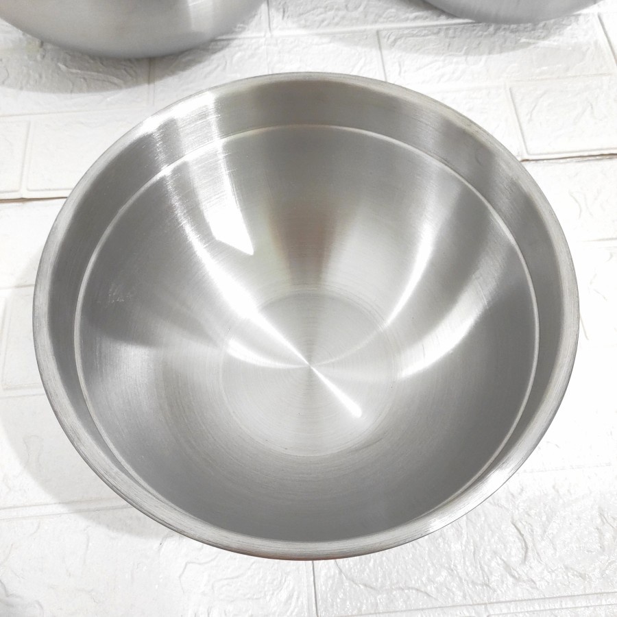 SUPRA Mixing Bowl Stainless Steel Mangkok Baskom Aduk Mixer 21 25 29 33