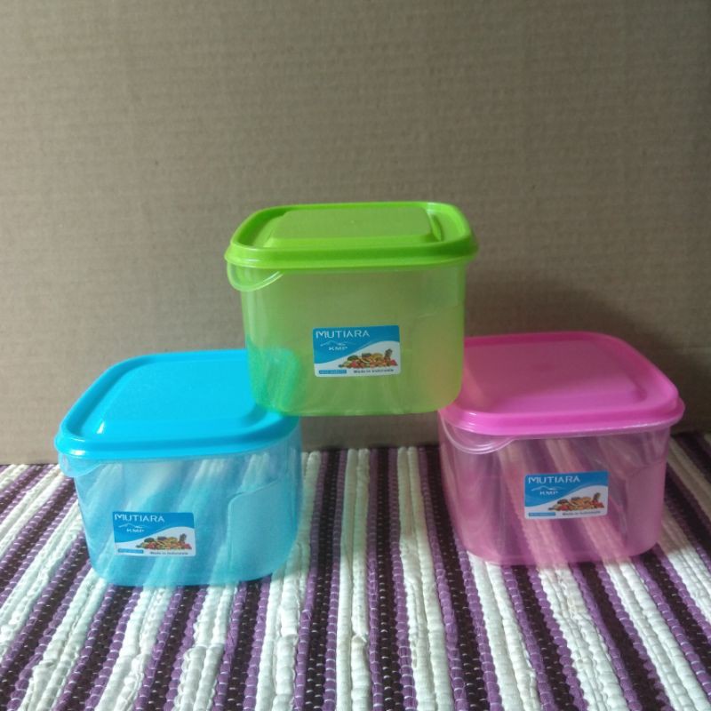 Toples Plastik Kotak Mini / Toples Tempat Gula