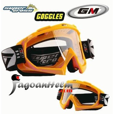 Kaca Mata Goggle | yellow | Helm GM NHK Cross Trail Google