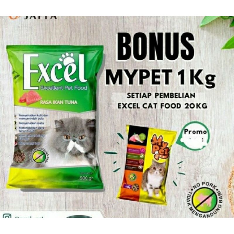 Gojeg Only Excel Tuna 20 Kg Makanan Kucing 20 kg