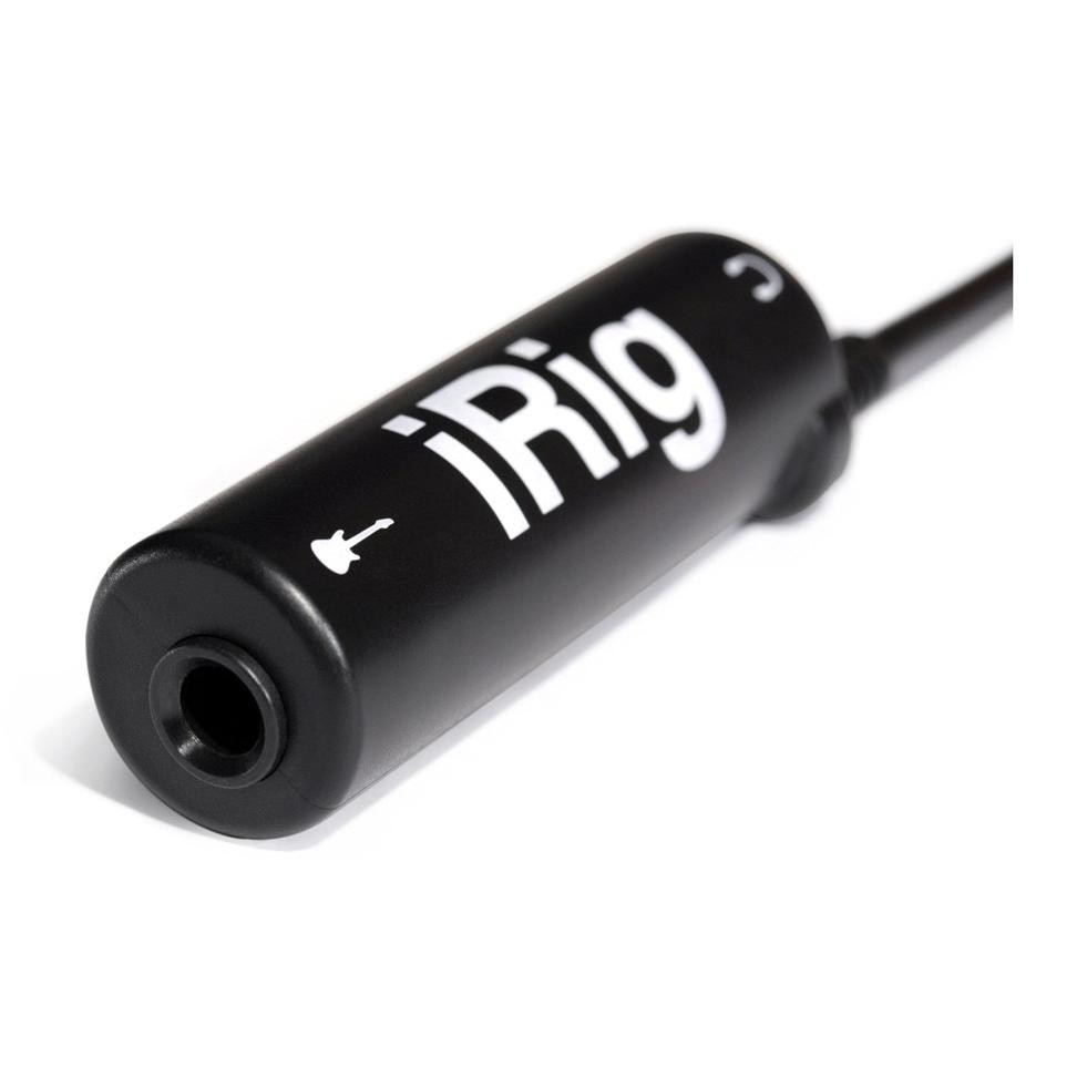 iRig AmpliTube Guitar Interface Adapter for iPhone /iPod Touch/iPad - FGHGF - Black - PRO