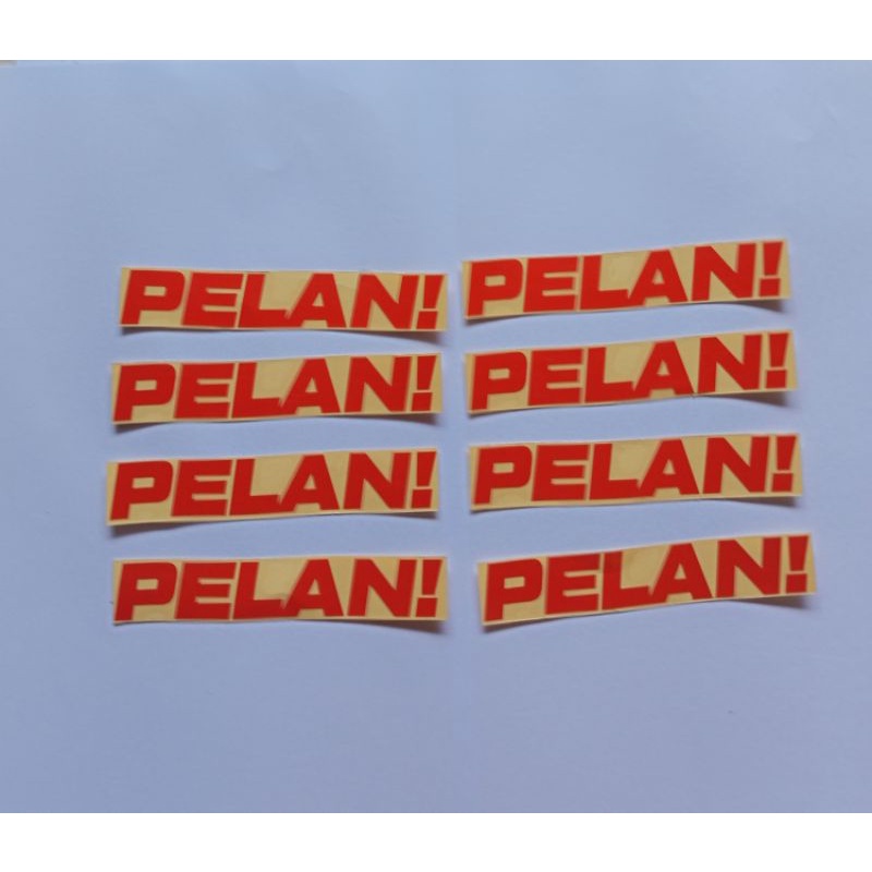 Sticker Stiker Motor Cutting Reflective PELAN