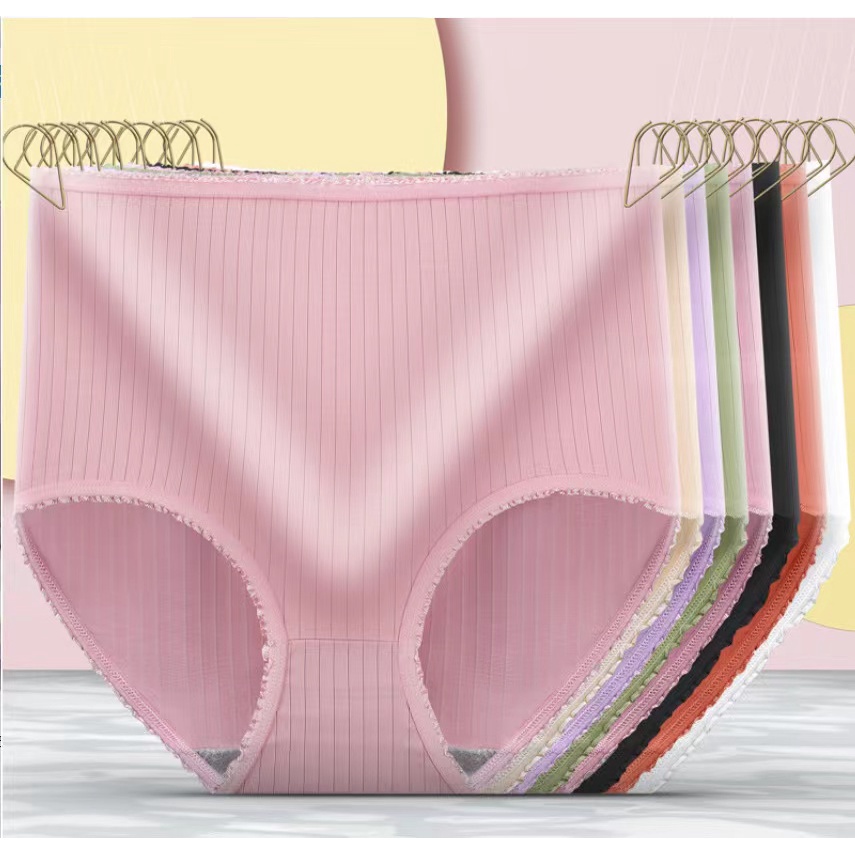 desigual Celana Dalam HIGH WAIST Sutra Wanita Brief Underwear CD Silk Lembut Wanita-2