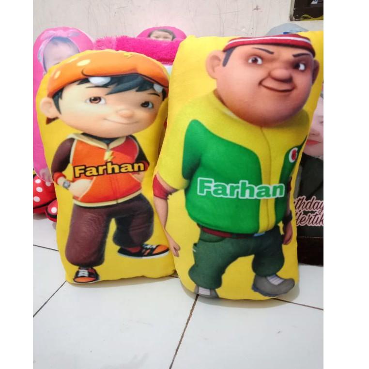<P-UOT} <㊛} BONEKA BOBOIBOY YAYA FANG GOPAL MAINAN BOBOIBOY GALAXY ICE GOPAL YAYA FANG BANTAL KARAKT