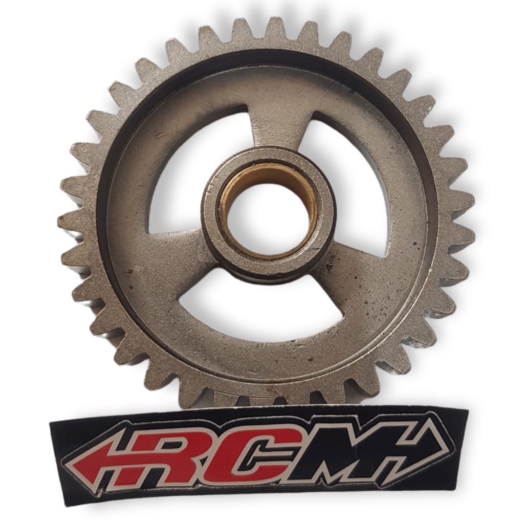 GEAR GIGI MESIN VERSENELING PERSENEL PERSENELING RATIO RASIO WHEEL VERS SEKUNDER 1ST 1 ST COUNTER LOW YAMAHA RXS RXK RX-KING RX-K 34T 34 T SEKUNDER LOKAL JAMINAN KUALITAS