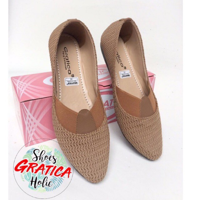 FLAT SHOES WANITA TERBARU KIRAN/SEPATU KEKINIAN/GRATICA ORIGINAL