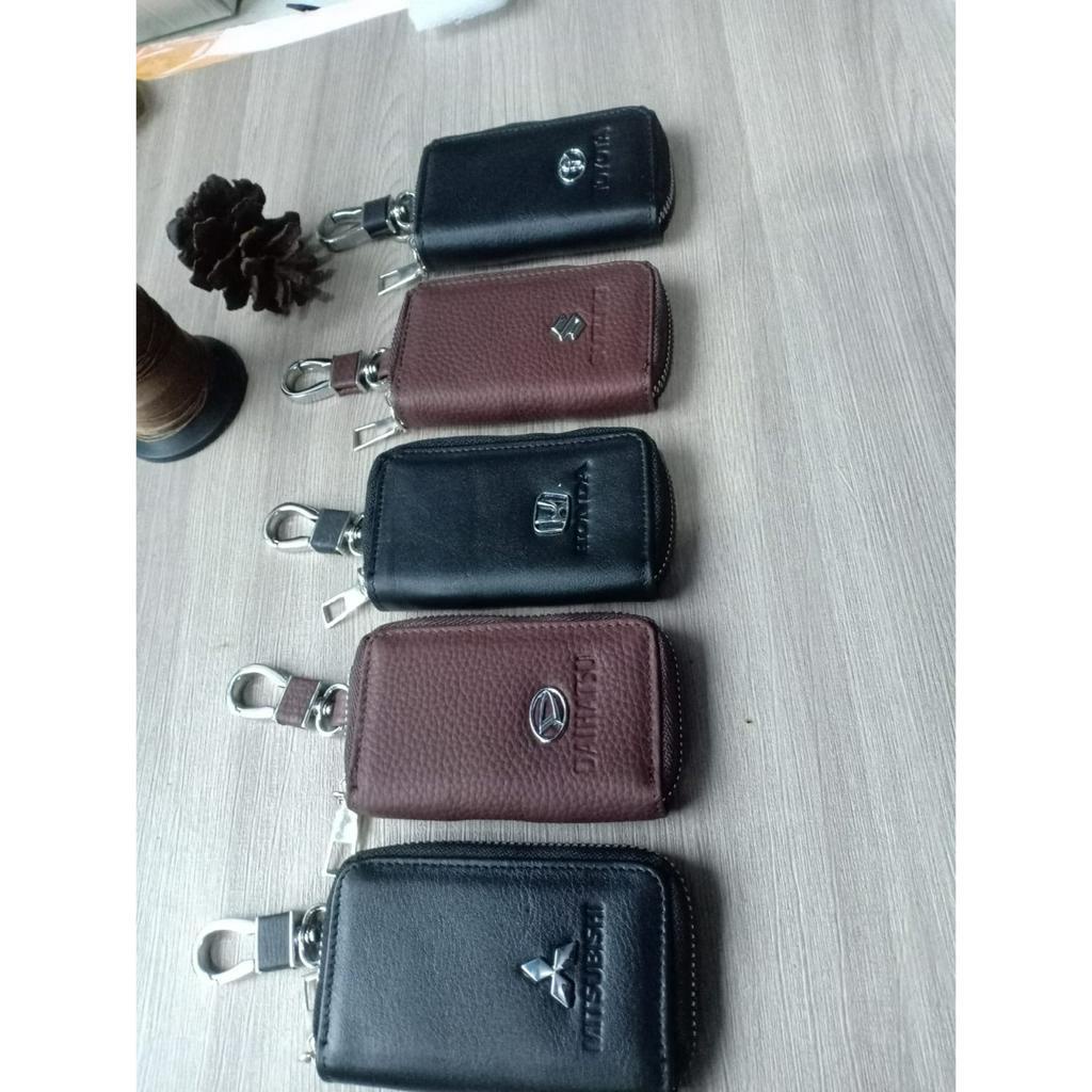 DOMPET STNK / DOMPET REMOTE KEYLESS MOBIL HONDA KULIT ASLI PREMIUM / GANTUNGAN KUNCI STNK