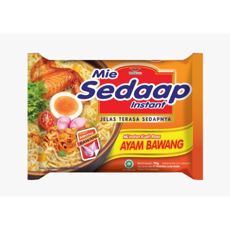 

Sedaap mie ayam bawang 70 gr