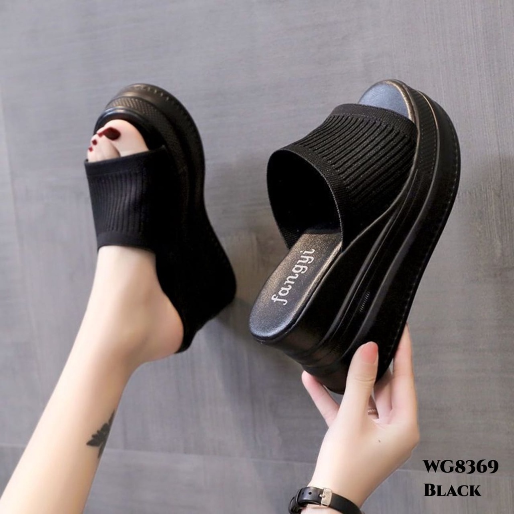 PRF Sandal Wedges Highsole Korea Shoes WG8369