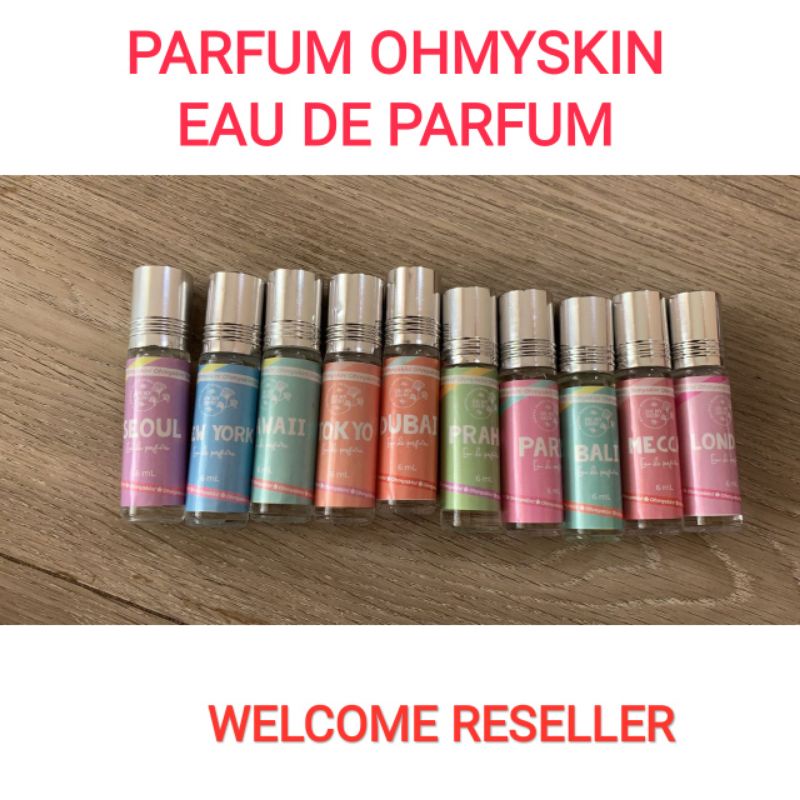 (GROSIR) PARFUM OHMYSKIN EAU DE PARFUME ROLL ON 6ML