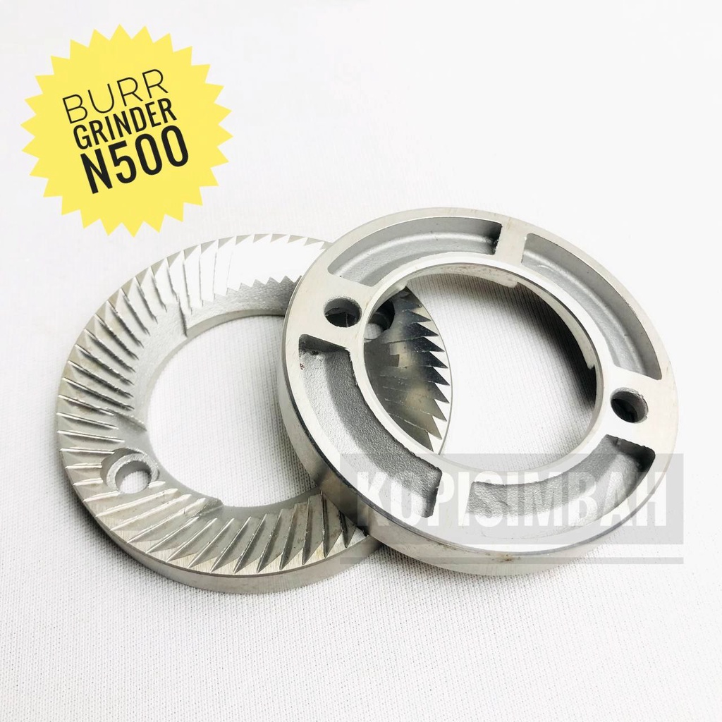 Jual Sparepart Burr Grinder N500 Stainless Steel Tipe Flat Bur Mesin