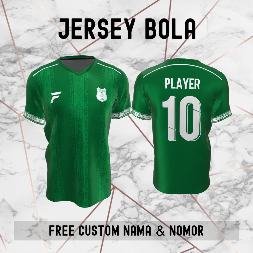 Jersey PSMS Medan Klub Bola Baju Kaos Custom Nama dan Nomor Punggung - 523