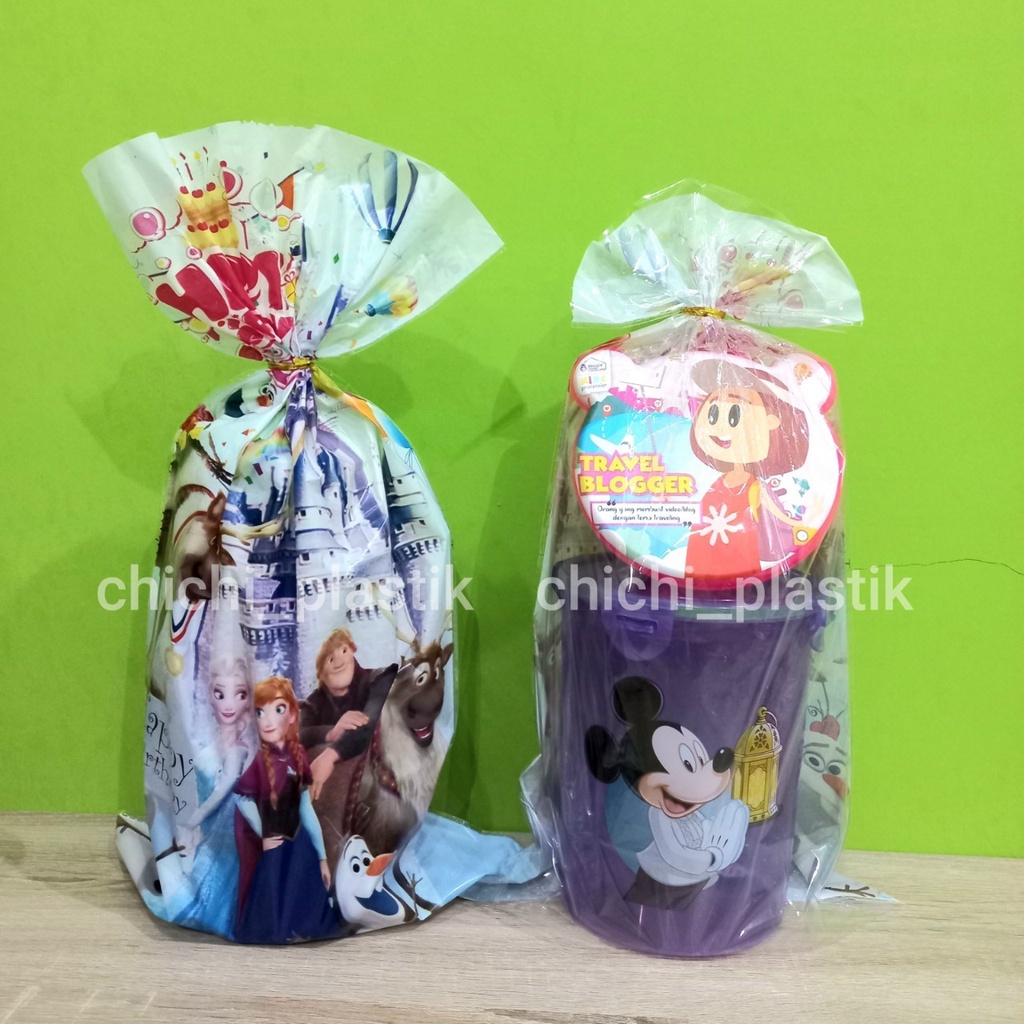 Paket bingkisan souvenir ulang tahun karakter anak tepak panda odate 0.8