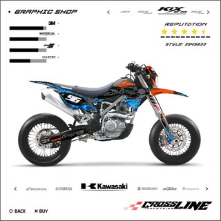 Decal Dtracker 150 Supermoto|Decal|Striping|Sticker ...