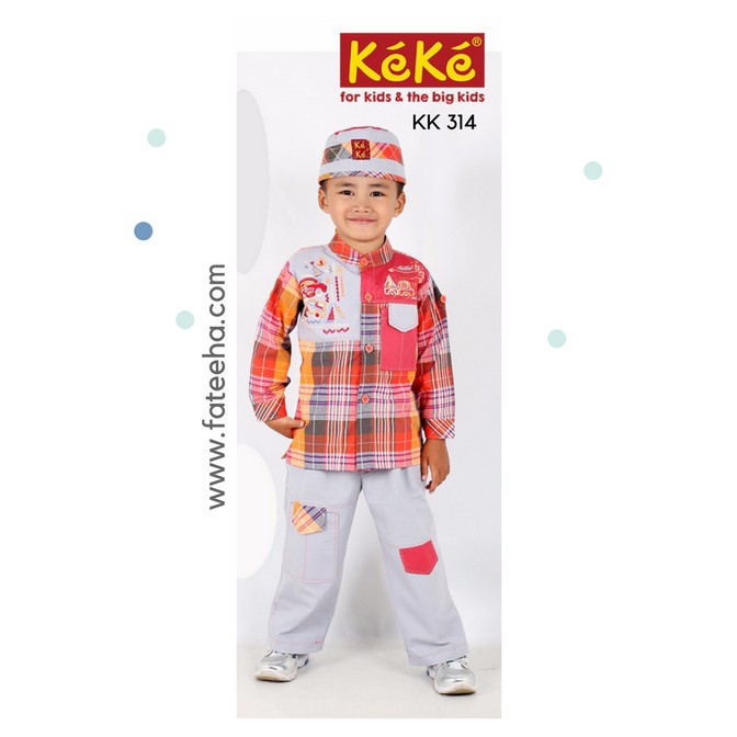 KeKe KK 314/BAJU ANAK/FASHION ANAK/BUSANA ANAK MUSLIMAH Size No.7