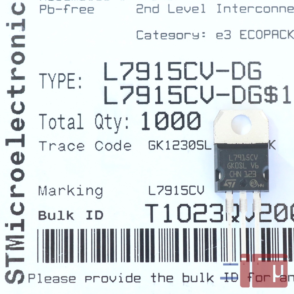IC L7915CV 7915 Original ST