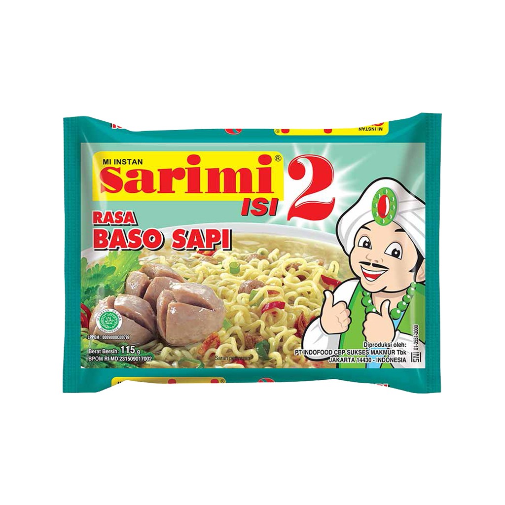 

Sarimi Isi 2 Kuah Rasa Baso Sapi | Pack