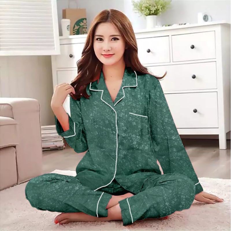 Mamaomi.Fashion, PIYAMA PP Tangan Panjang Embos LD 102-104 CM-7