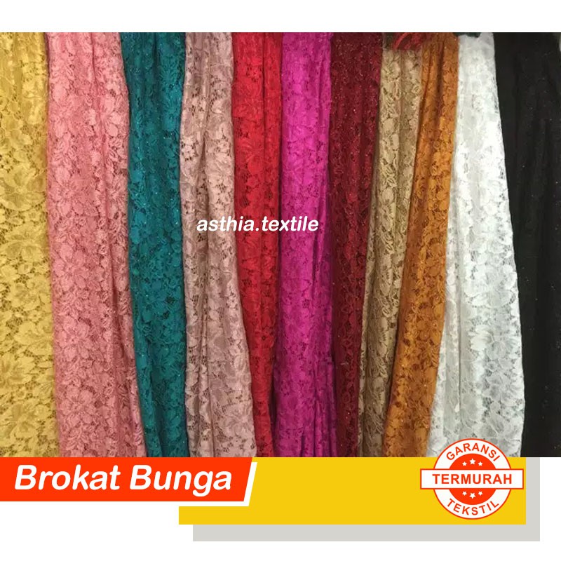 Diskon Kain Brokat Bunga Meteran Mewah Harga Murah Kualitas Premium Shopee Indonesia