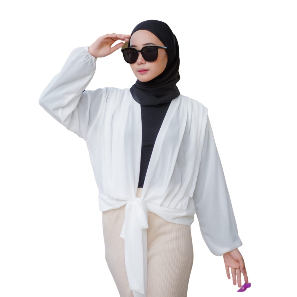 Nelsya Outer Ceruty Premium/ Aida Outer/ Atasan Ceruty Premium Pusatgrosir_solo