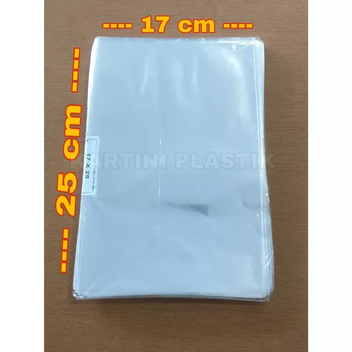 

Plastik OPP Tanpa Lem Ukuran 17x25