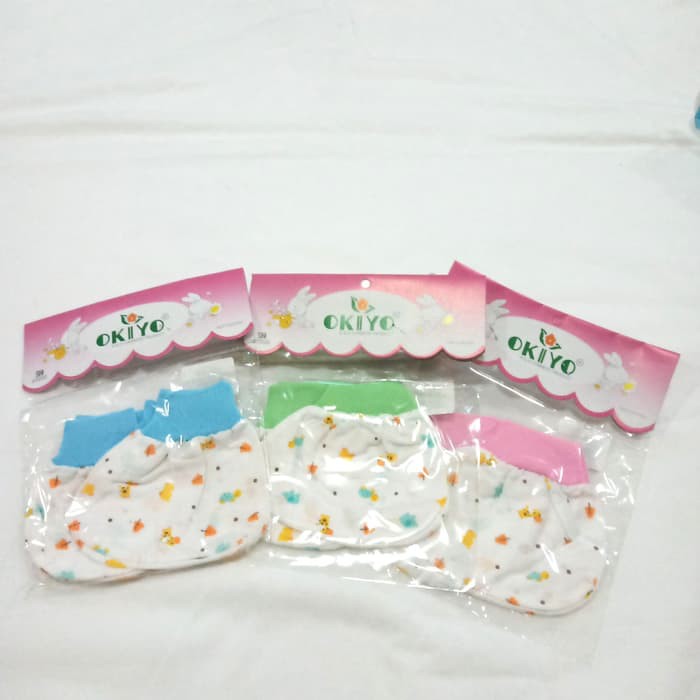 (3pcs) OKIYO SARUNG TANGAN KAKI BAYI MURAH