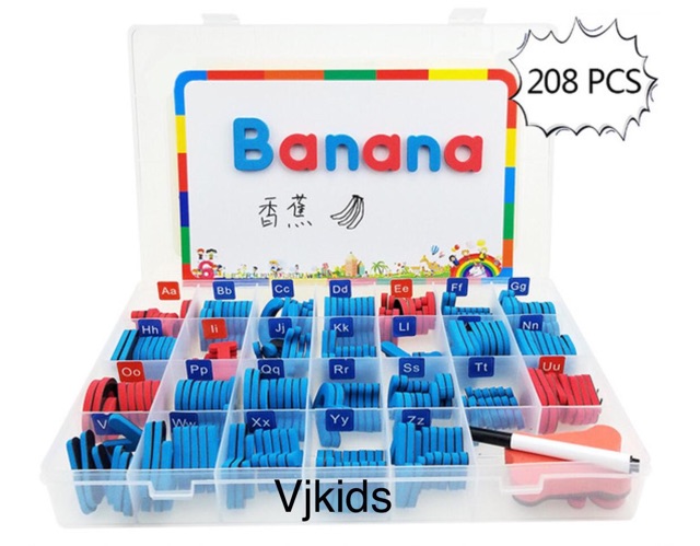 

Magnetic moveable alphabet 208pcs letters, papan tulis magnet