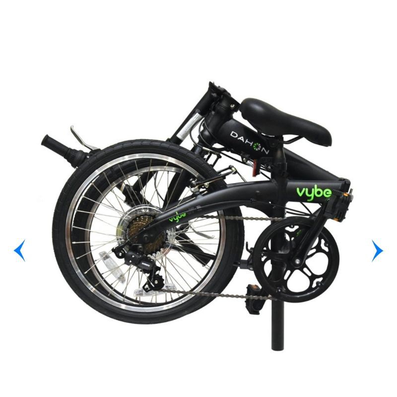 DAHON GLO ORIGINAL SEPEDA LIPAT 19 VYBE D7 Ys728 - Hitam