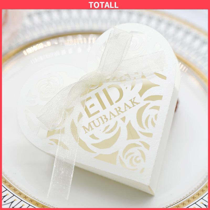 COD Pernikahan Idul Fitri Hollowed Out Rose Wedding Candy Box Ramadan Love Candy Box Kotak Cokelat-Totall