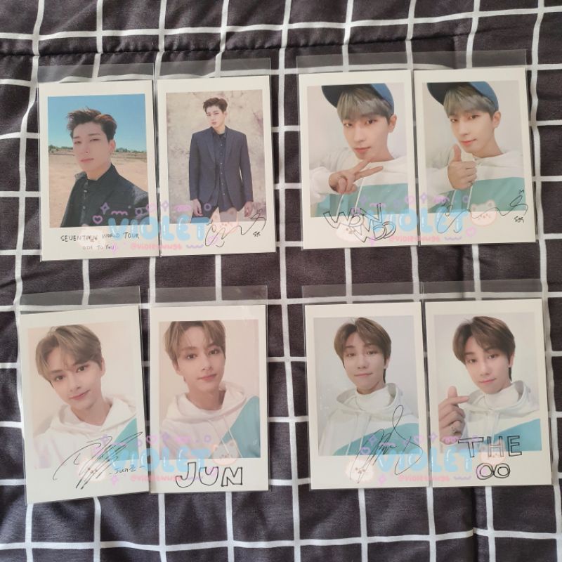 Polaroid Set Caratland 2020 OTY Wonwoo Jun The8