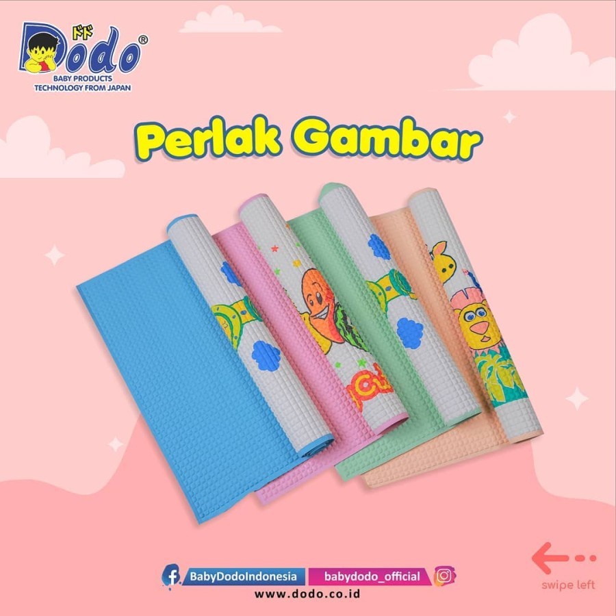 Dodo Perlak Karet Bayi Ukuran 90cm x 60cm