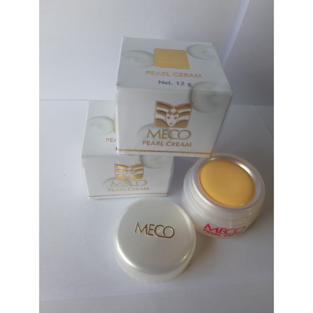 MECO Pearl Cream 12 gr original Kenzjayaolshop (BPOM : NA18190125103)