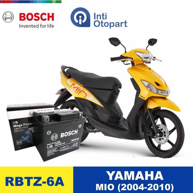 ,,,,,,,] Accu Aki Motor YAMAHA MIO 2004 - 2010 ORIGINAL BOSCH