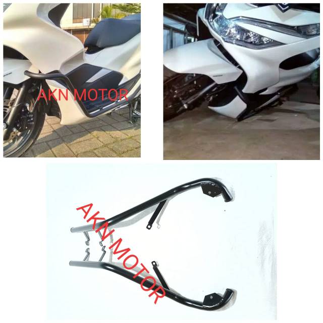 Crashbar tubullar pelindung body samling honda pcx new lokal