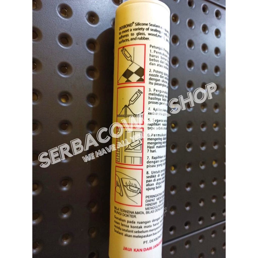 Lem Silen Dexbond 300 Ml Sealant Sealan Silicone Silikon Silicon Kaca Keramik Besi Karet Glass Iron