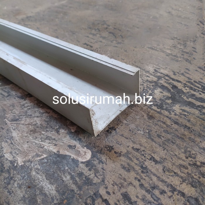 KANAL C ALUMINIUM SILVER 3 IN KUSEN 1M PERMETER OPEN BACK OPENBACK