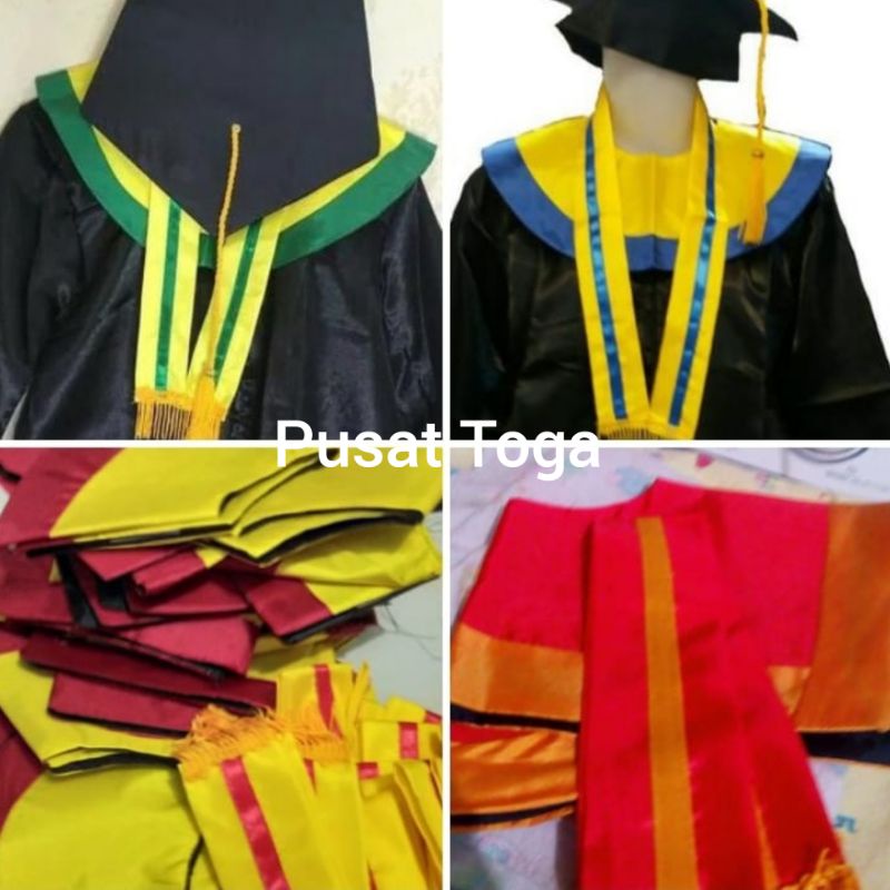 BAJU TOGA WISUDA READY ANAK TK PAUD BERKUALITAS 1 SET 100% ORIGINAL