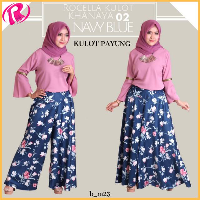 Celana kulot panjang /kulot payung