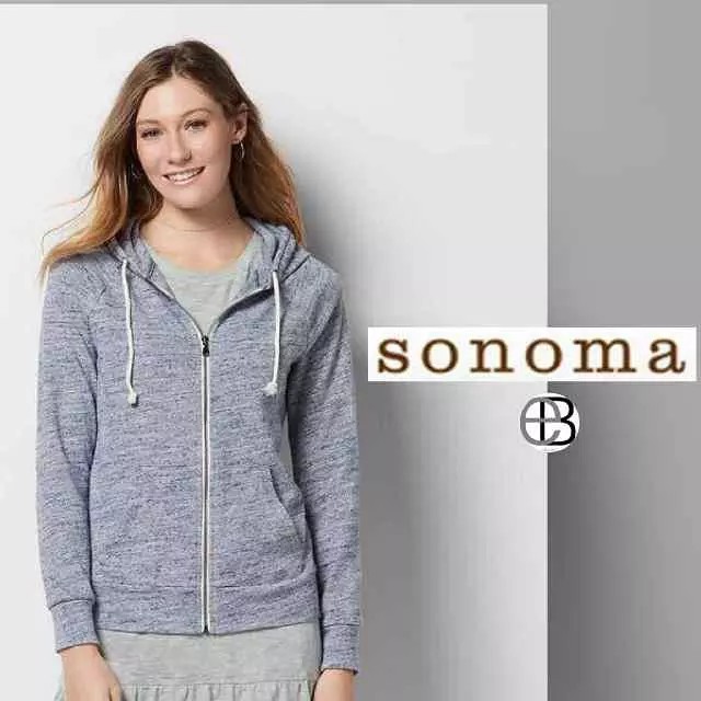 SONOMA Grey Hoodie Jacket atau Jaket SONOMA