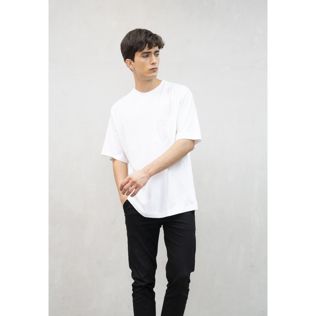 kaos oversized pria PUTIH polos wanita oversize shirt houseofcuff