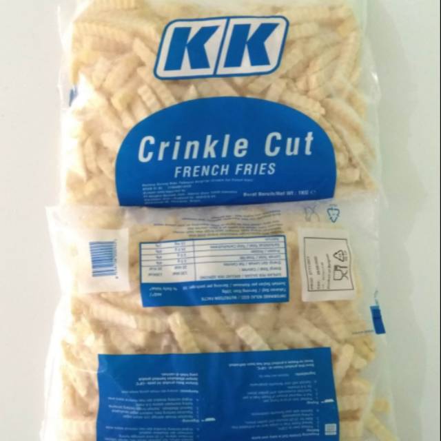 

Kentang goreng KK Crinkle 1 kg