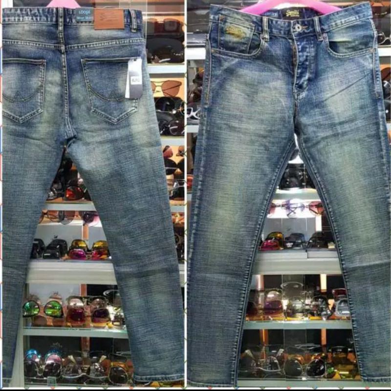 Celana panjang  jeans SUPERDRY pria terbaru