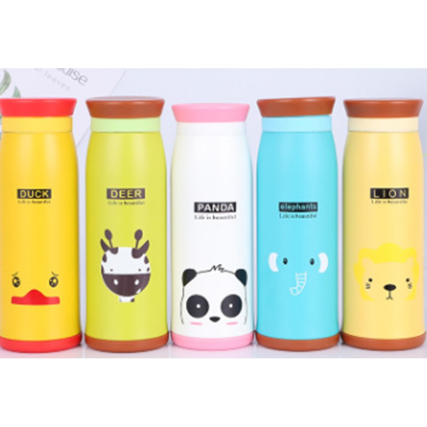 Stainless tumbler animal botol minum thermos karakter termos cooler