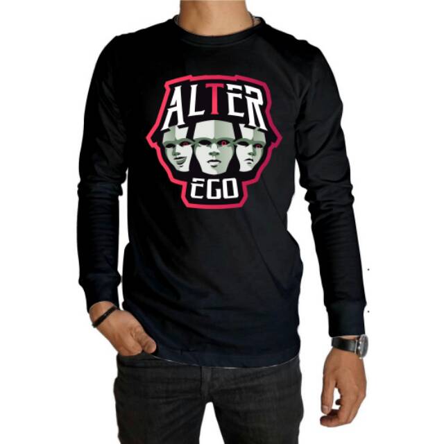 BAJU KAOS DISTRO ALTER EGO ESPORT GAMING LENGAN PANJANG