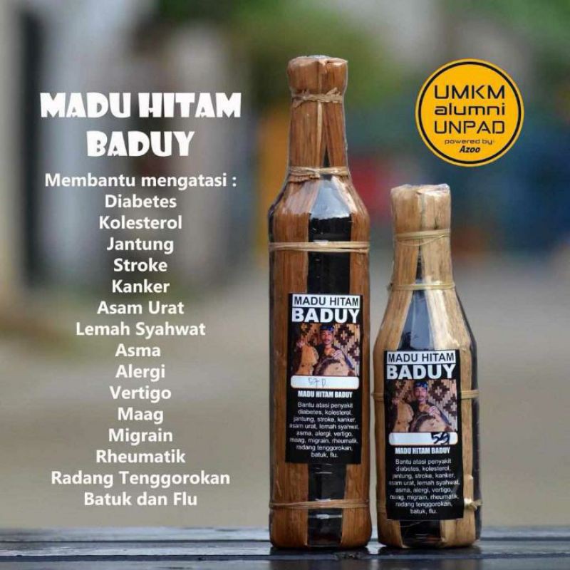 

Madu Hitam Baduy 425ml