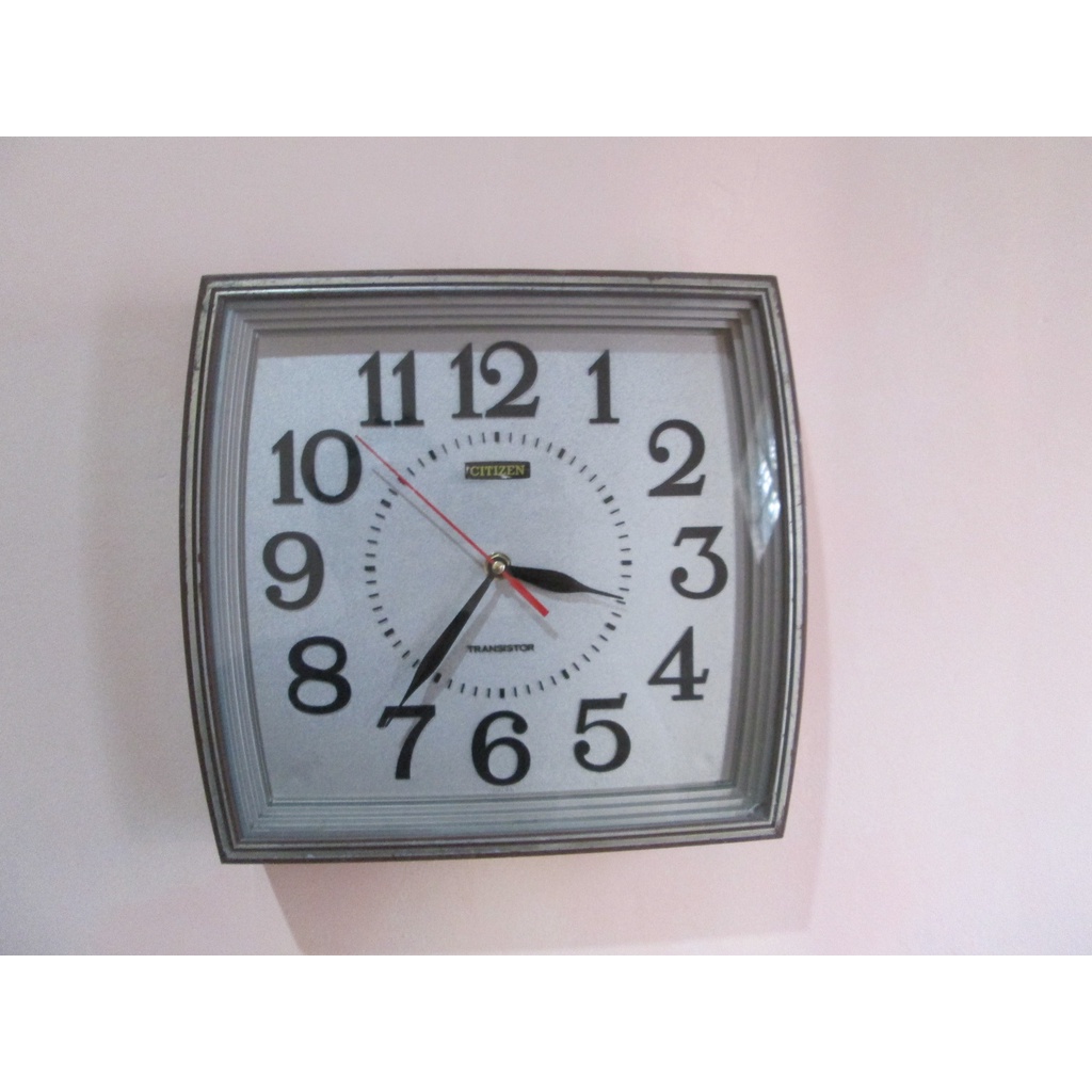 jam dinding citizen transistor japan swap engine seiko iklan  m090