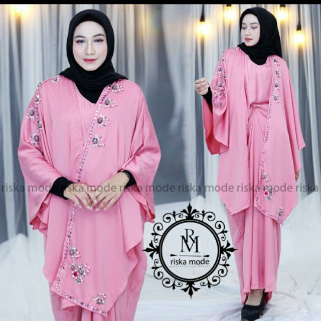 Kaftan original by riska mode/gamis pesta
