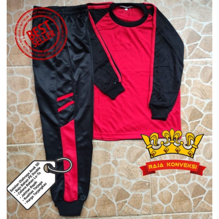 Setelan Olahraga Anak SD Panjang dan Pendek/Stelan Baju Training Olahraga Anak