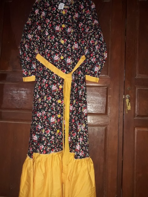 GAMIS SYARI ANNAJAH CAPUCCINO 900GR 110 140 ALLSIZE GAMIS SYARI BUSUI CADAR CREPE HQ POLOS MURAH