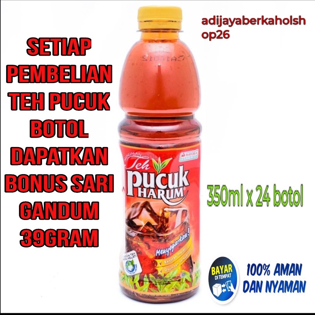 

TEH PUCUK HARUM 350 ML 1 DUS ISI 24 BOTOL